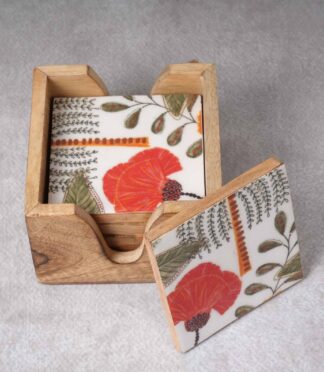 Botanica Mango Wood Coasters (Set of 6)