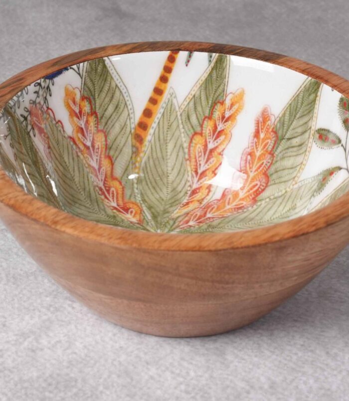 mango wood serving bowl