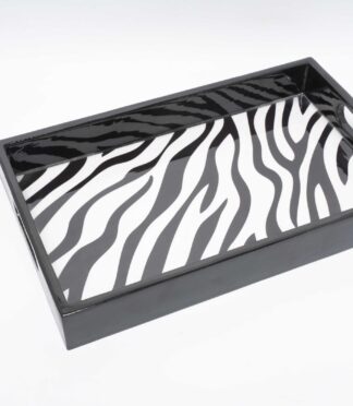 Wildlife Rectangular Tray (Zebra)