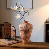 Organic Shaped orange Vase (6)