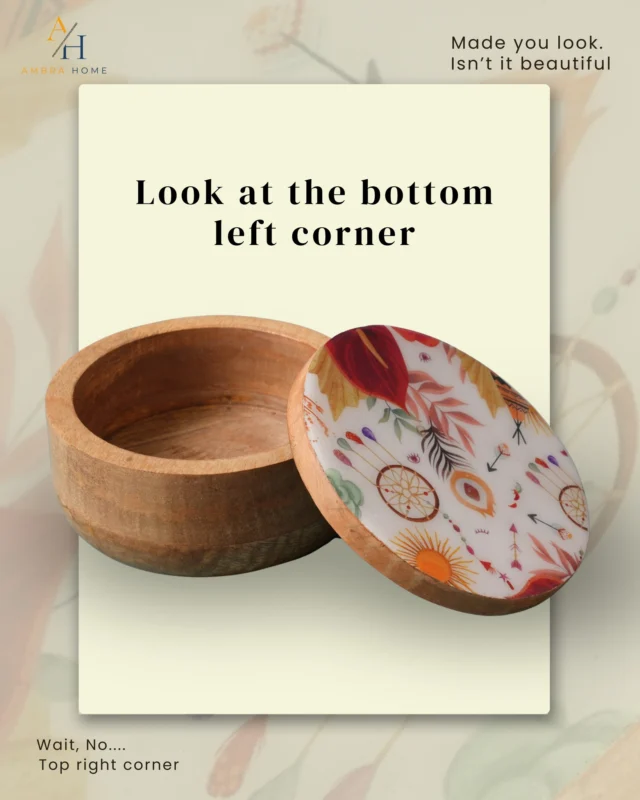 Made you look, didn’t we? 👀💥	

#Ambrahome #SustainableLiving #WoodenElegance #EcoChicHome  #ShopLocal #SupportSmallBusiness #AmbraStyle #AmbraLiving #HomeDecor #HomeInspo #LuxuryHomeware